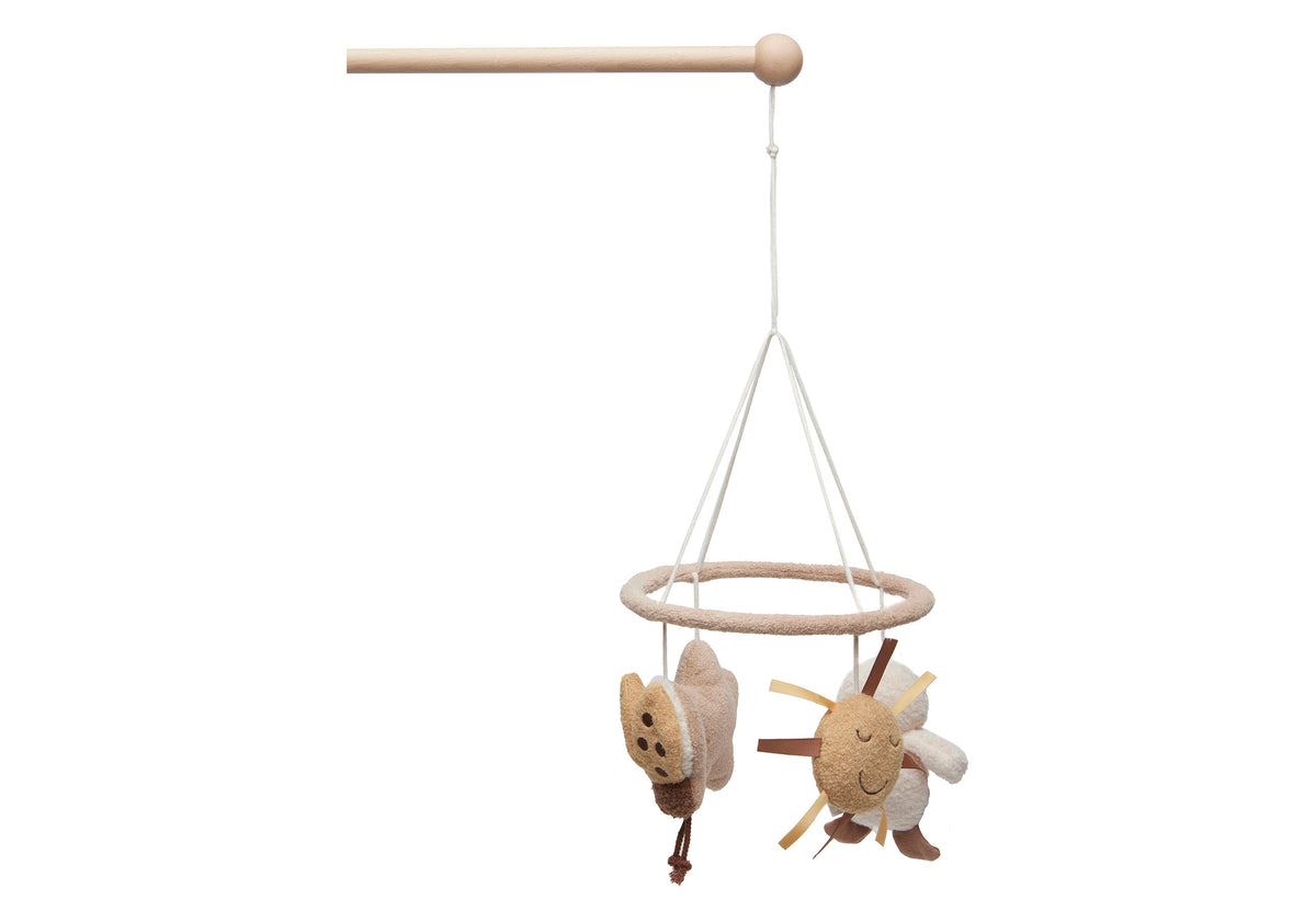 Jollein Boxmobiel Spring Garden compleet met houten arm, perfect kraamcadeau voor baby's