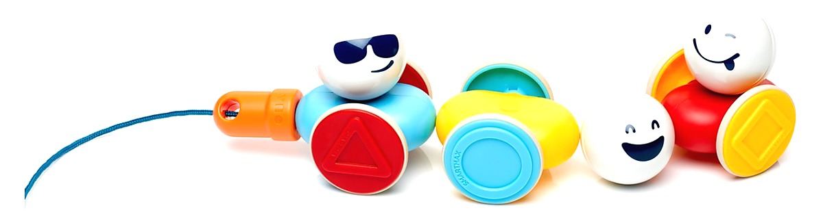 SmartMax My First Wobbly Cars SMX 233 magnetisch speelgoed met vrolijke gezichtjes en kleuren