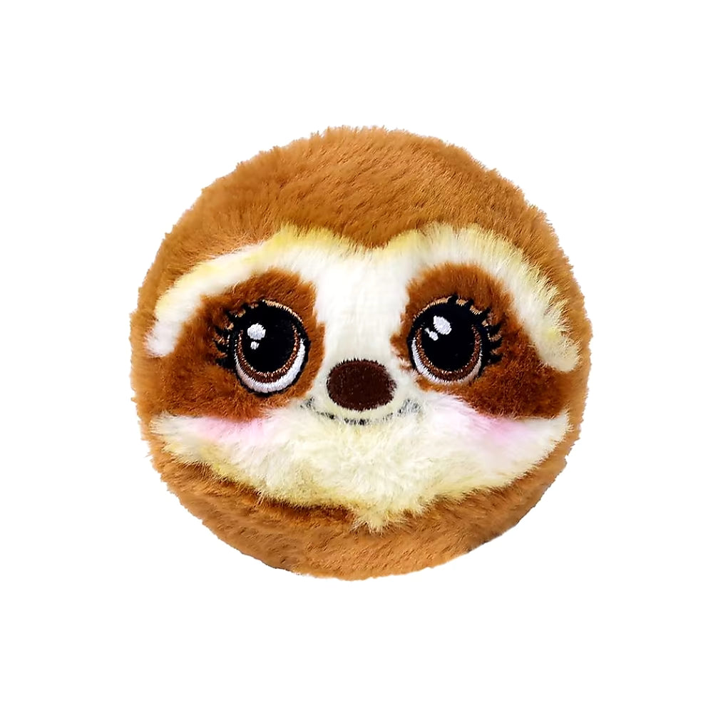 Ty Beanie Bouncers knuffel Stuiterbal - Chloe Sloth, zachte luiaard knuffel in bruin pluche speelgoed, ideaal cadeau.