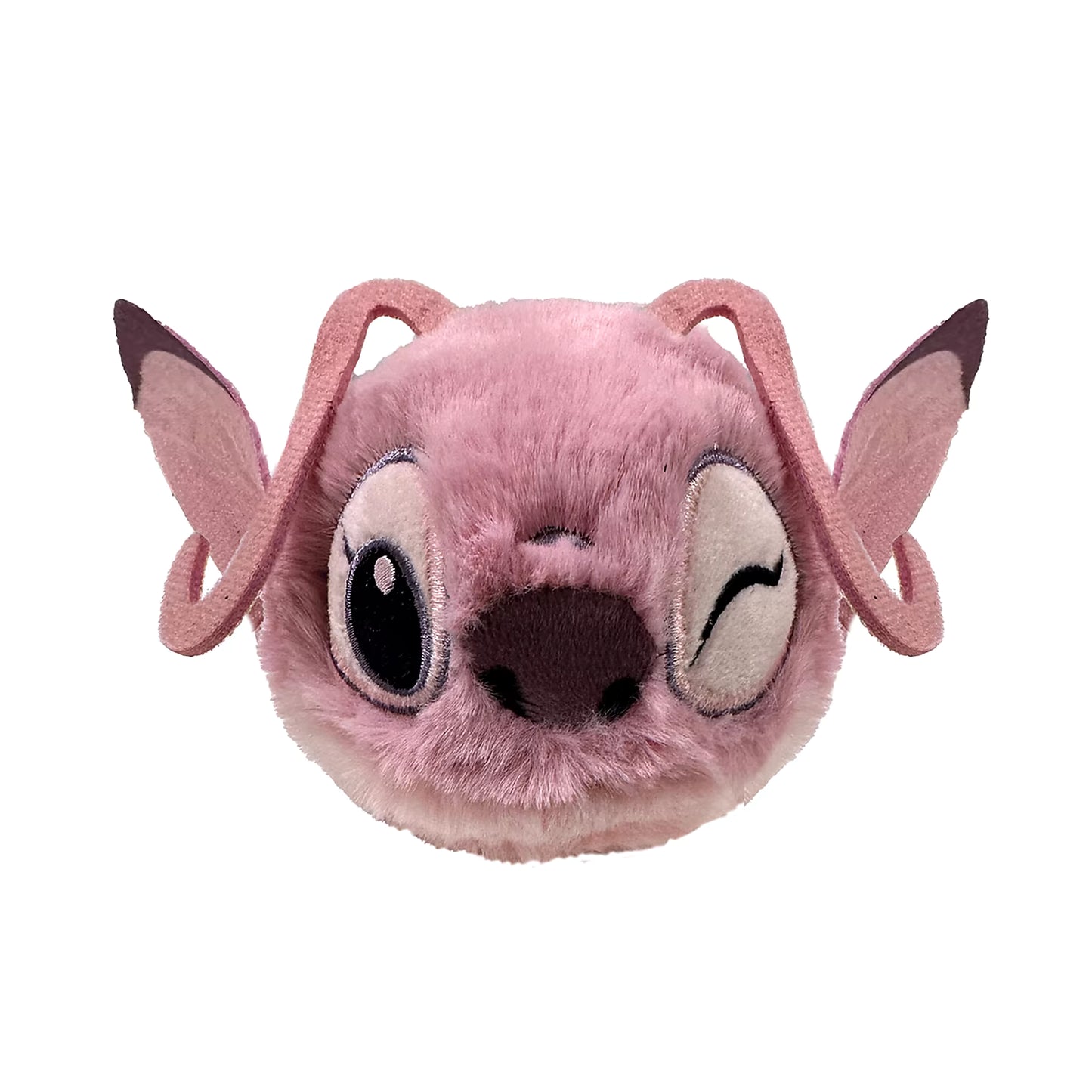 Ty Beanie Bouncers knuffel Stuiterbal - Disney Stitch Angel in roze pluche, zacht sensorisch speelgoed voor kinderen.