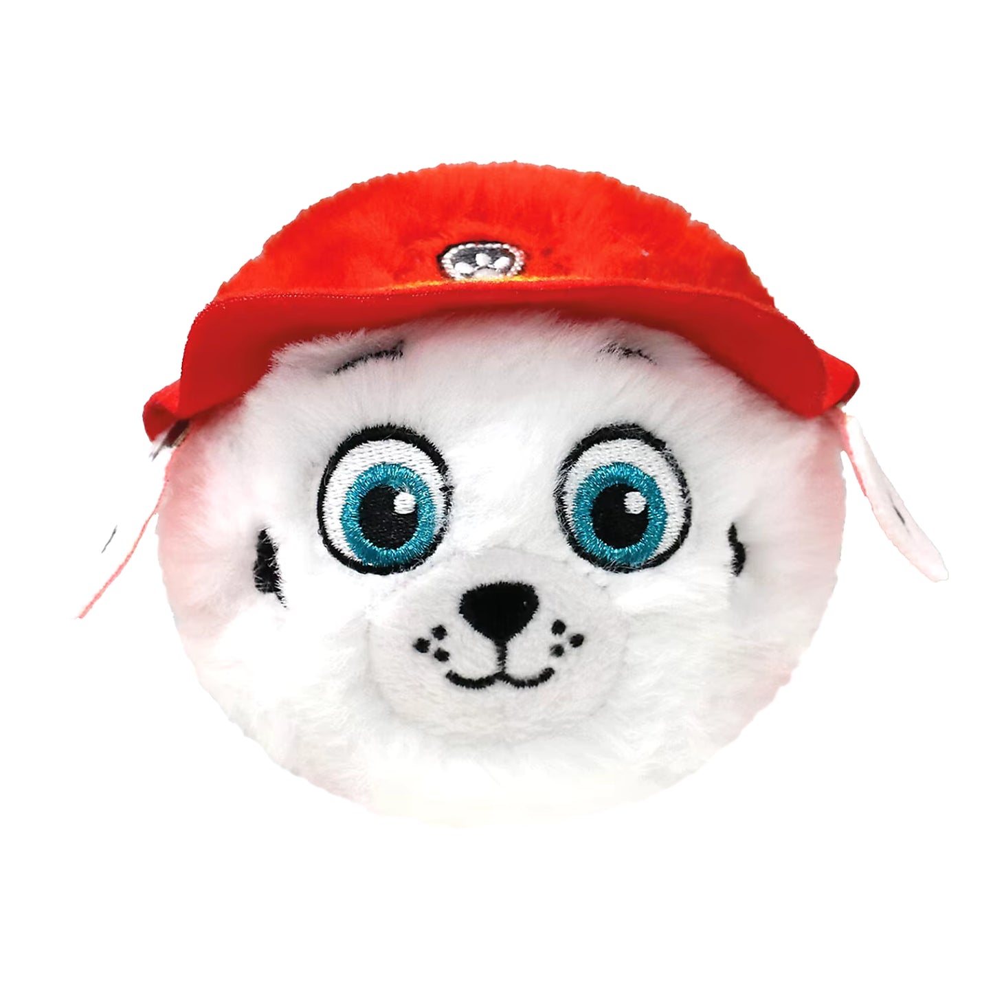 Ty Beanie Bouncers - PAW patrol Marshall knuffel stuiterbal met rood petje, zacht pluche speelgoed voor kinderen.