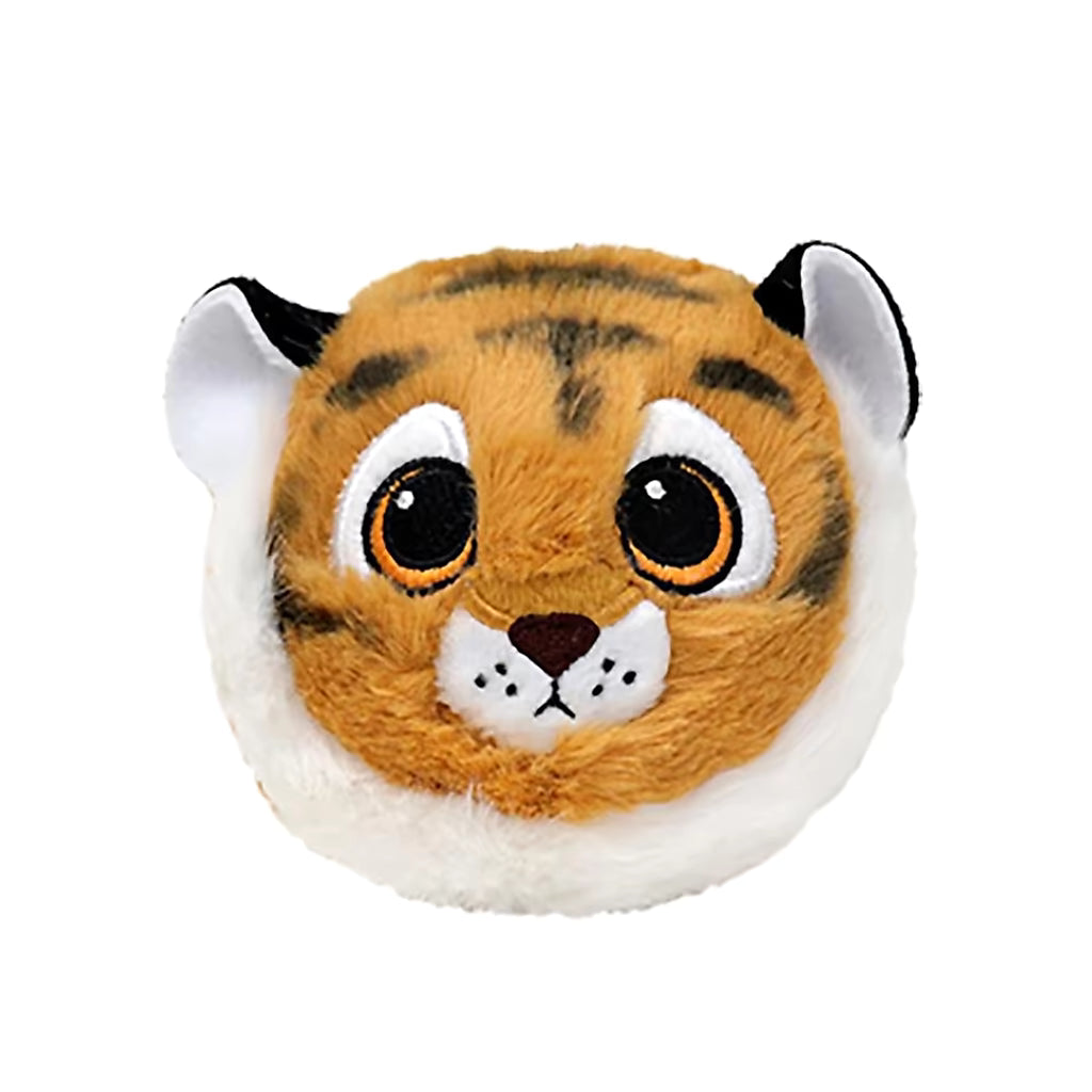 Ty Beanie Bouncers - Tijger knuffel stuiterbal, zacht pluche speelgoed van TY Knuffels, ideaal sensorisch cadeau.