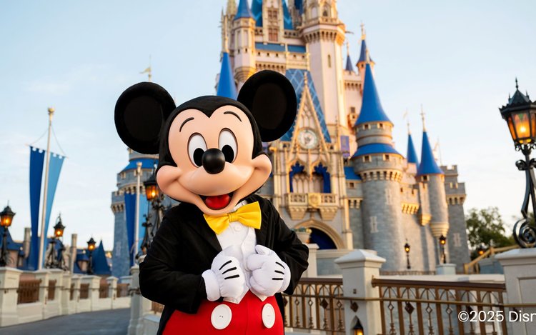 Magisch Disney kasteel met vuurwerk, symbool van sprookjes, magie en Disney speelgoed