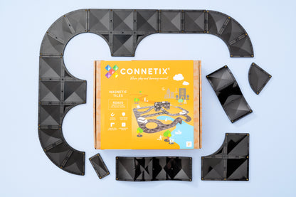 Connetix Creative Roads Wegen Pack - 48 magnetische bouwstenen