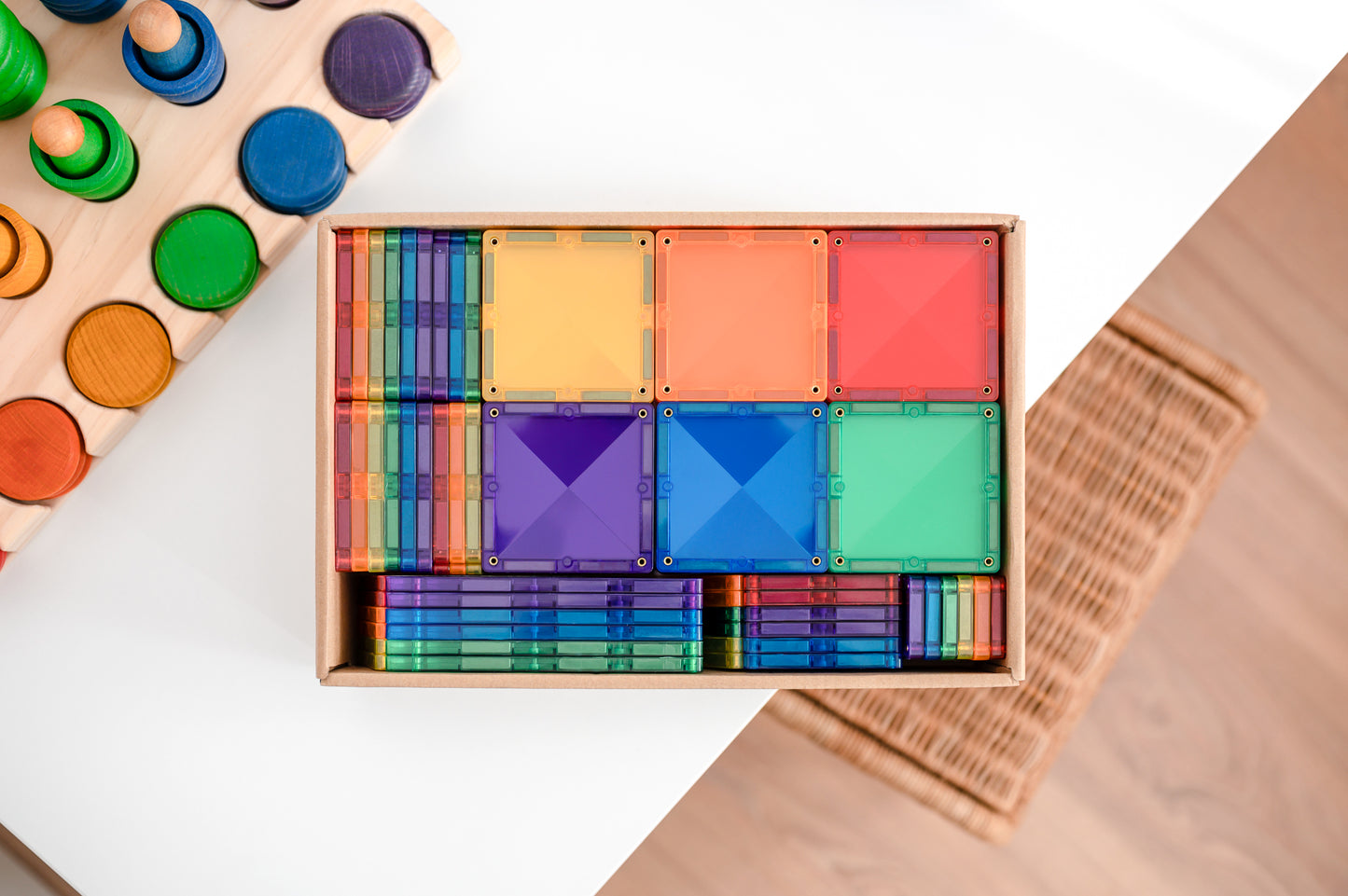 Connetix Rainbow Creative Pack - 102 magnetische bouwstenen