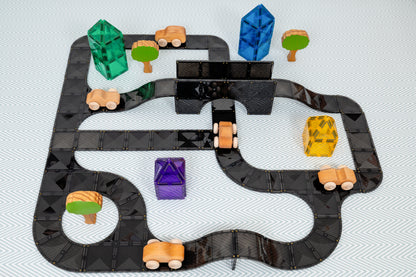 Connetix Creative Roads Wegen Pack - 48 magnetische bouwstenen