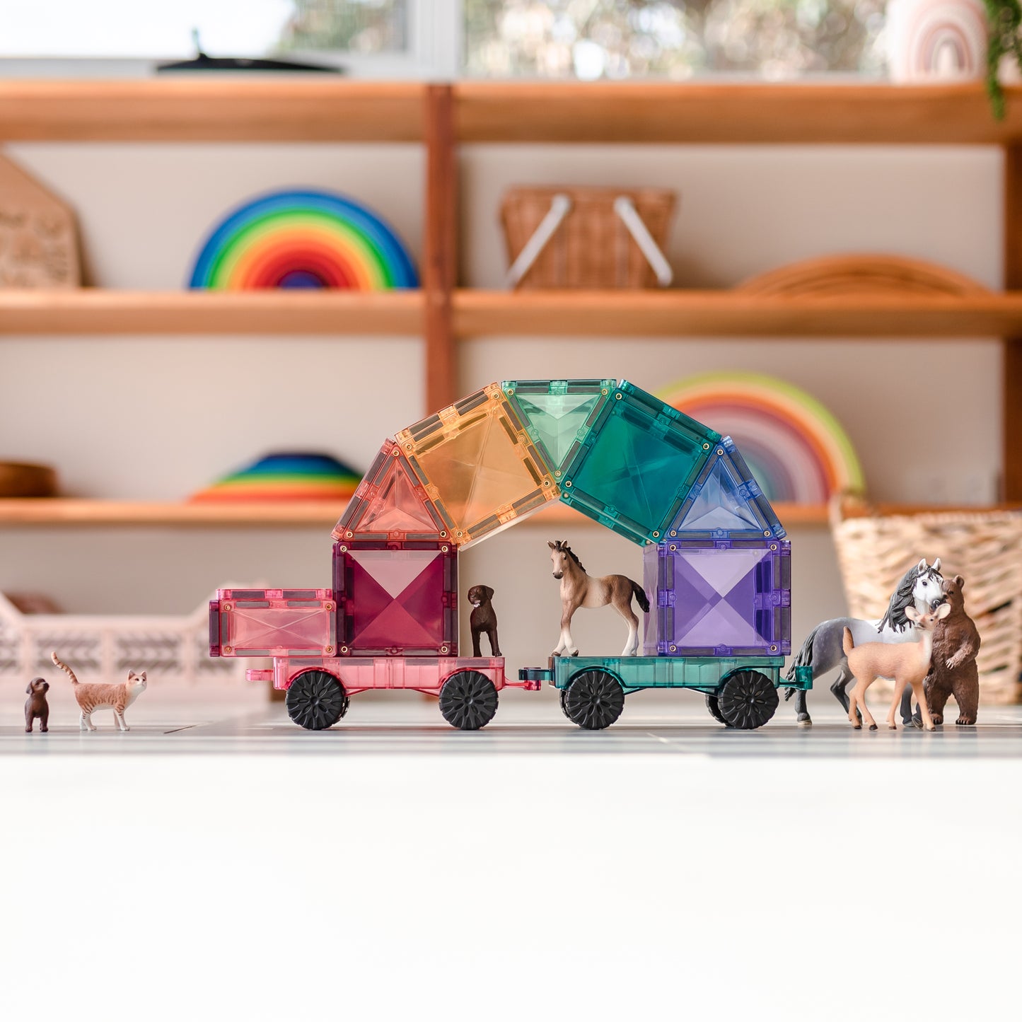 Connetix Pastel Mega Pack - 202 magnetische bouwstenen