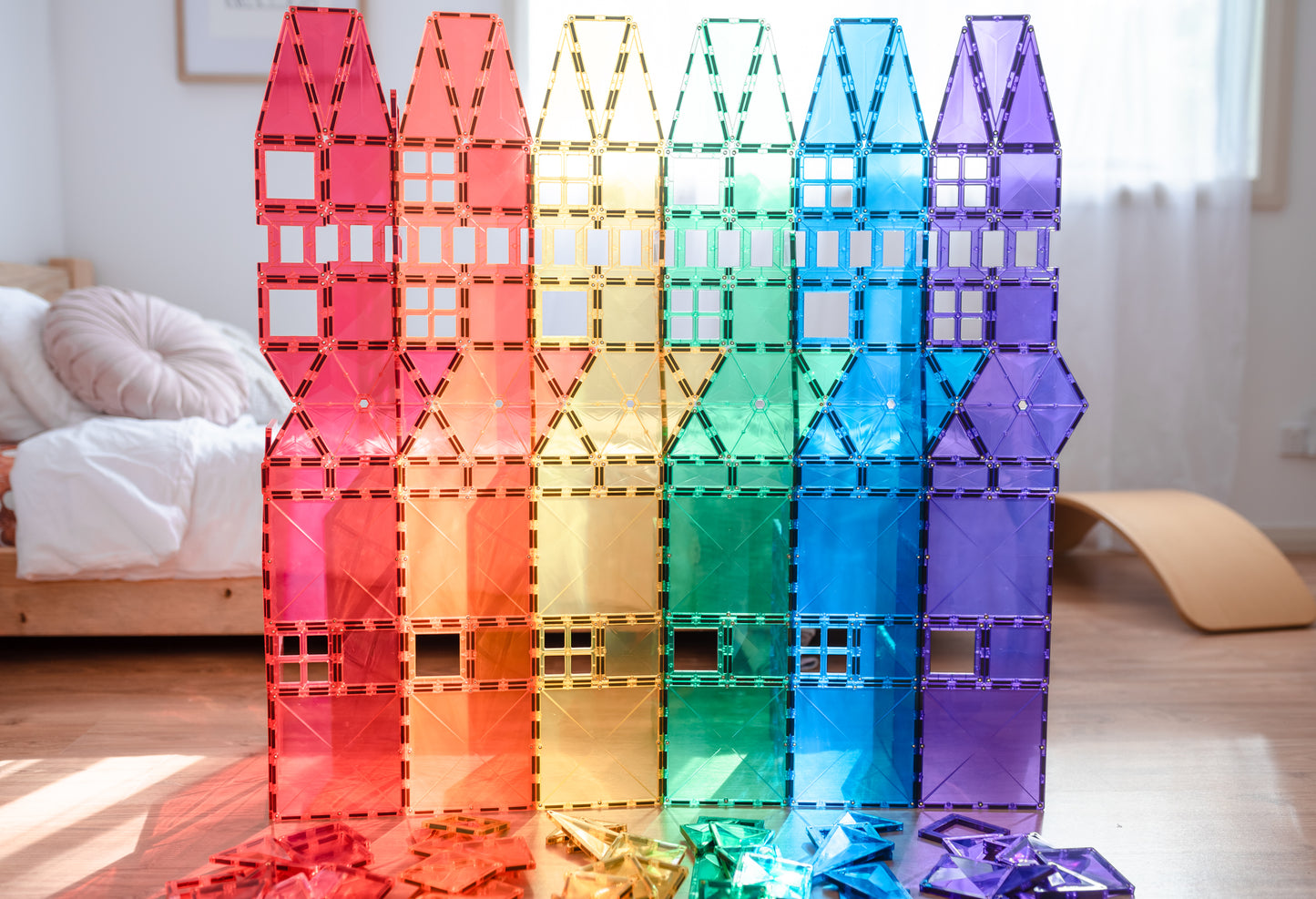 Connetix Rainbow Mega Pack - 212 magnetische bouwstenen