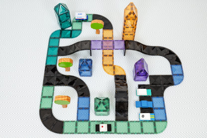 Connetix Ramps & Intersections - 16 magnetische bouwstenen