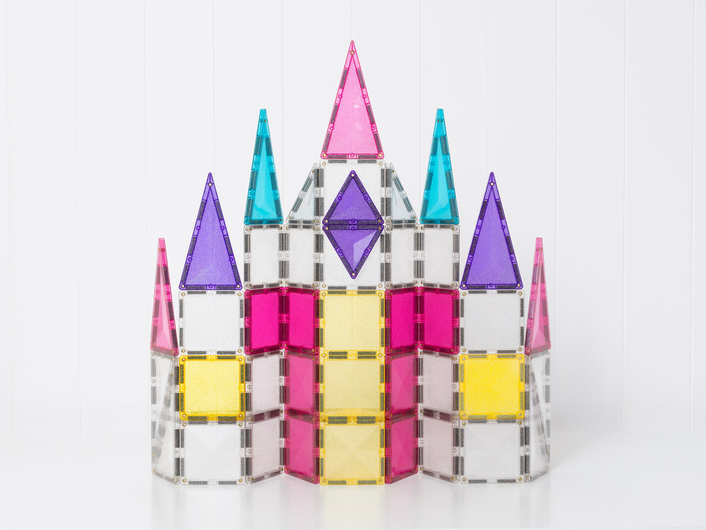 Connetix Glitter Unicorn Eenhoorn Pack - 56 magnetische bouwstenen