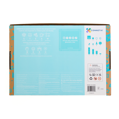 Connetix Charity Pack Teal - 20 magnetische bouwstenen