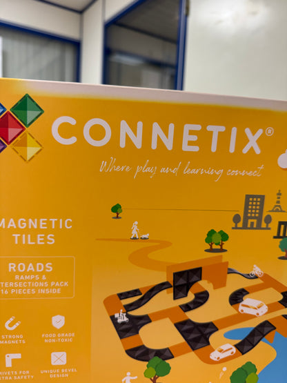 weergave van de print fout op de Connetix roads ramps en intersections doos