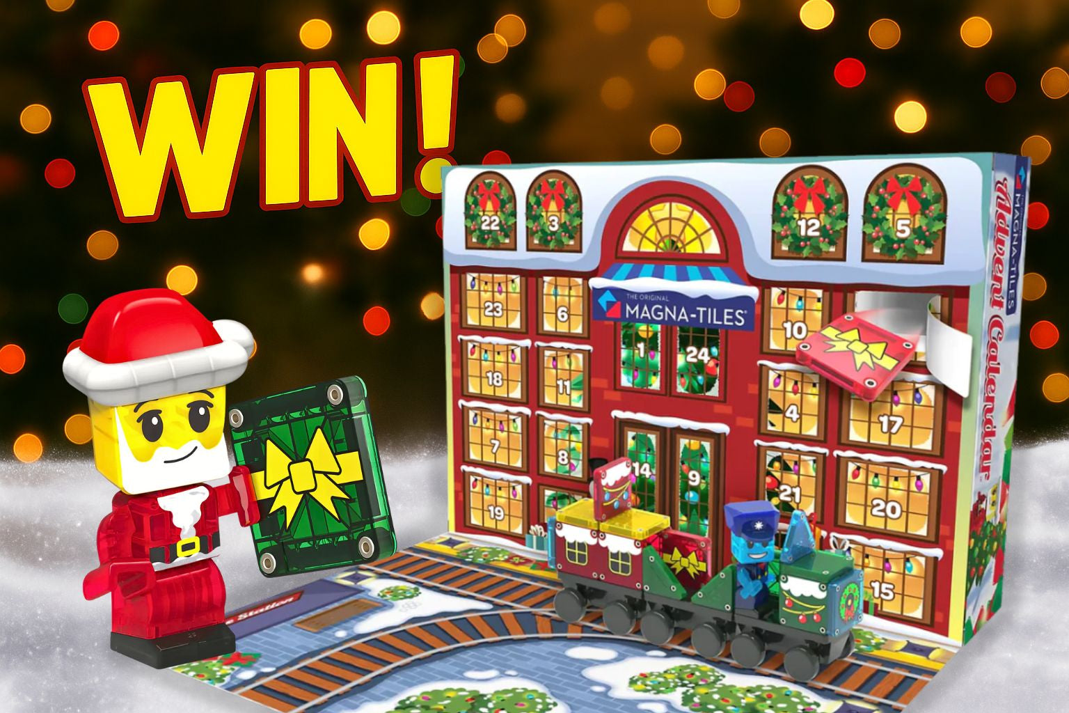 groot Magna Tiles Adventskalander Winactie