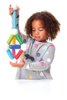 SmartMax My First Builder SMX 321 Set STEM speelgoed: kind bouwt 3D figuren met magnetische bouwstenen