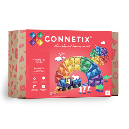 Connetix Rainbow Mega Pack - 212 magnetische bouwstenen