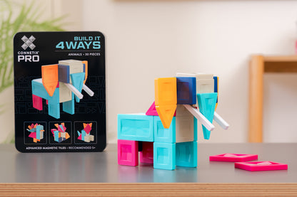 Bouwspeelgoed voor volwassenen en kinderen PRO Build It Animals dier met zwarte verpakking