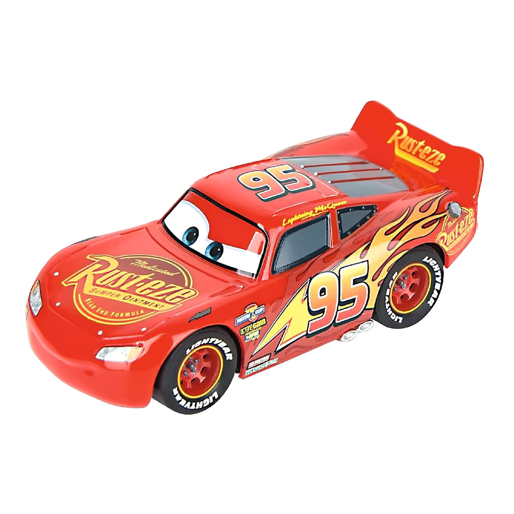 Carrera First Cars Power Duell Cars auto Lightning McQueen rood detailfoto, populair Carrera Cars peuter speelgoed.