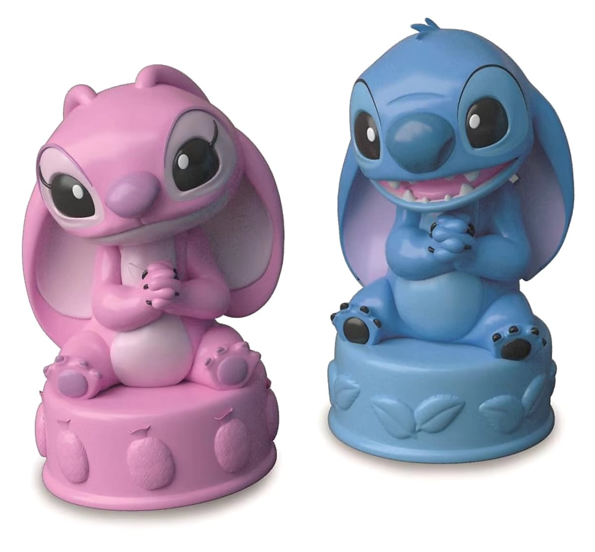 Clementoni Clemmy Stitch Activiteiten bus met Disney Angel en Stitch figuren, ideaal sensorisch peuter speelgoed.