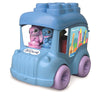 Clementoni Clemmy Stitch Activiteiten bus van Disney met Angel en Stitch, vrolijk blauw voertuig voor peuters.