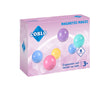 Coblo knikkerbaan balletjes verpakking pastel, magnetisch speelgoed uitbreidingsset met 6 stuks 3+