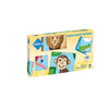 Coblo Magneet Toppers Dieren 60 stuks voorkant verpakking met flamingo, aap en krokodil puzzelkaarten