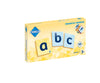Coblo Magneet Toppers Letters 60 stuks - voorkant gele verpakking met abc letterkaarten voor kinderen 3+