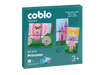 Coblo Magneettoppers Prinsessen 60 stuks voorkant verpakking met prinses, kasteel en koets illustraties