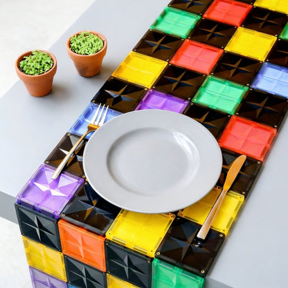 Coblo magnetische tegels placemat creatief tafelblad ontwerp kleurrijke magneet tegels educatief speelgoed