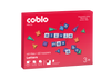Coblo Mini Classic met Letter Toppers verpakking voorkant met 40 magnetische tegels en 60 toppers