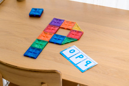 Coblo opdrachtkaarten met letters en kleurig magneet speelgoed voor montessori speelgoed activiteiten