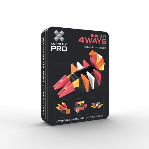 Connetix PRO Build It 4 Ways Creatures Pack - 36 magnetische tegels