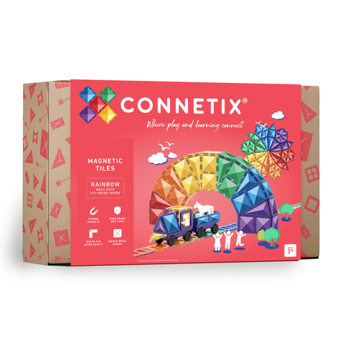 Connetix Rainbow Mega Pack - 212 magnetische tegels