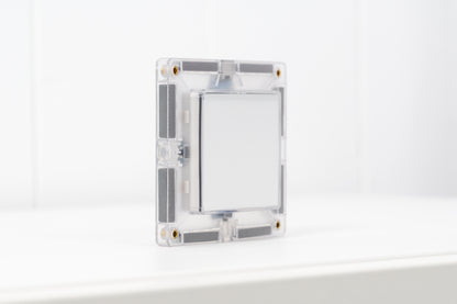 Connetix star light vierkante tegel detail, LED nachtlampje module met magneten voor magnetisch speelgoed