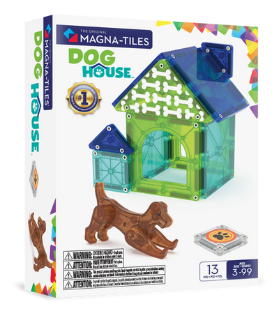 Magnetic Magna Tiles Dog house - 13 magnetische bouwstenen