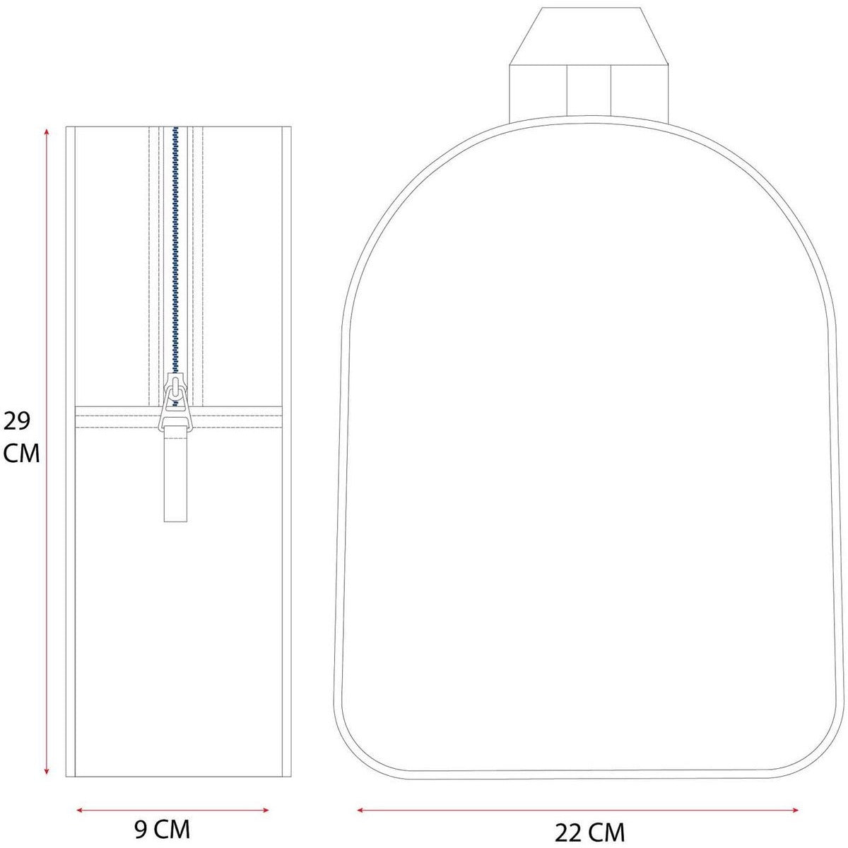 Gabby's Dollhouse kinderrugzak afmetingen 29x22x9cm, perfecte maat rugzak kind voor dagjes uit en school