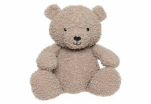 Grote teddybeer van Jollein in Olive green stof op witte achtergrond, dikke knuffel en mooi kraamcadeau.
