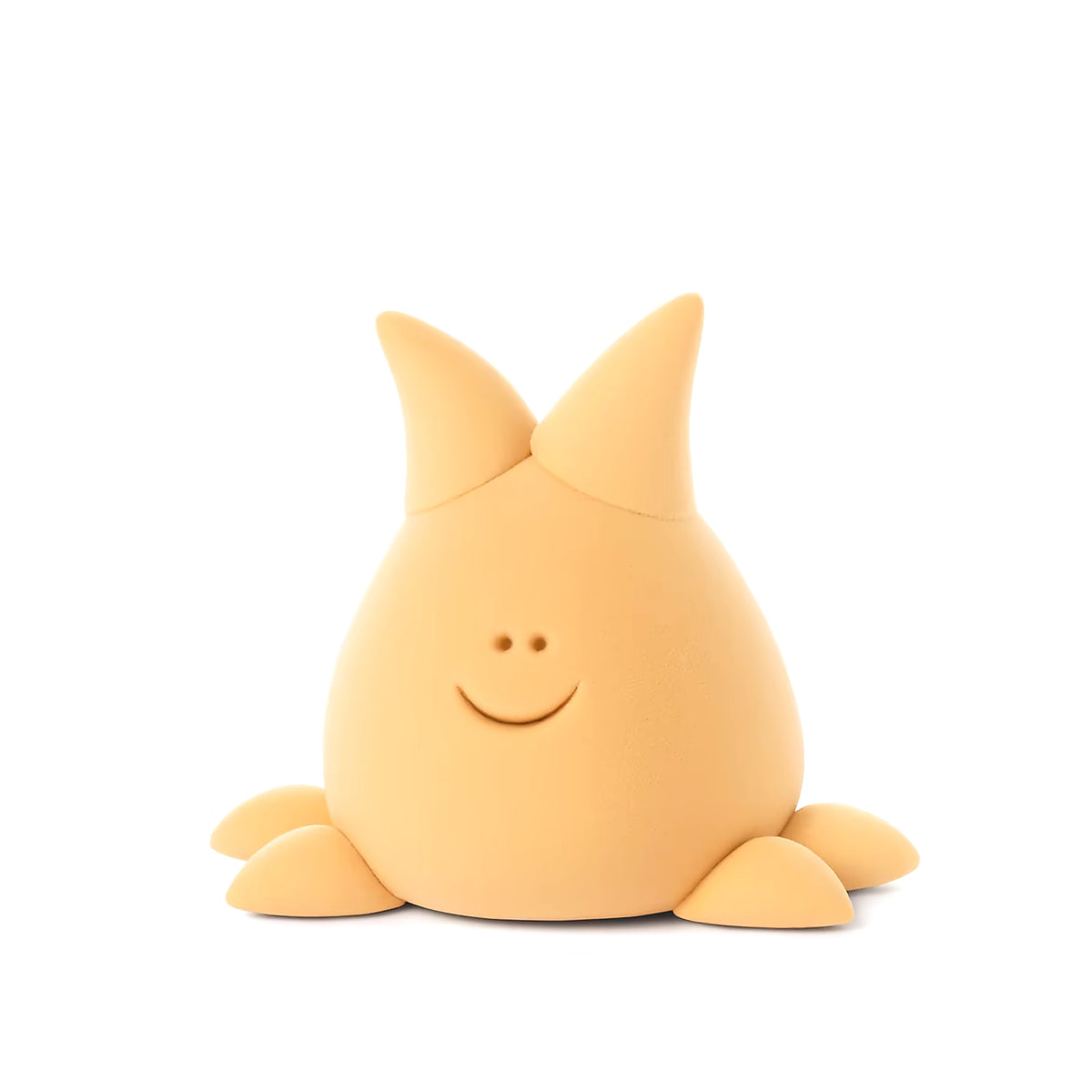 Beige fantasiefiguur met oren uit Hey Clay Advent Calender 2025, gemaakt van boetseerklei, leuk speelgoed voor kinderen.
