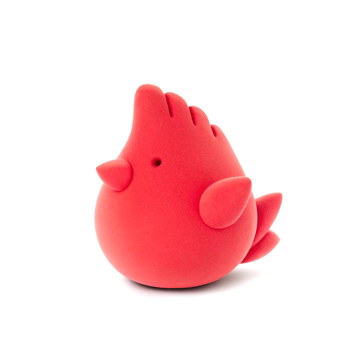 Rode vogel uit Hey Clay Advent Calender 2025, gemaakt van zachte boetseerklei, leuk Sinterklaas cadeau voor kinderen.