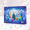 Sfeervolle voorkant Hey Clay Advent Calender 2025 met figuren van boetseerklei, ideaal kerstcadeau speelgoed.