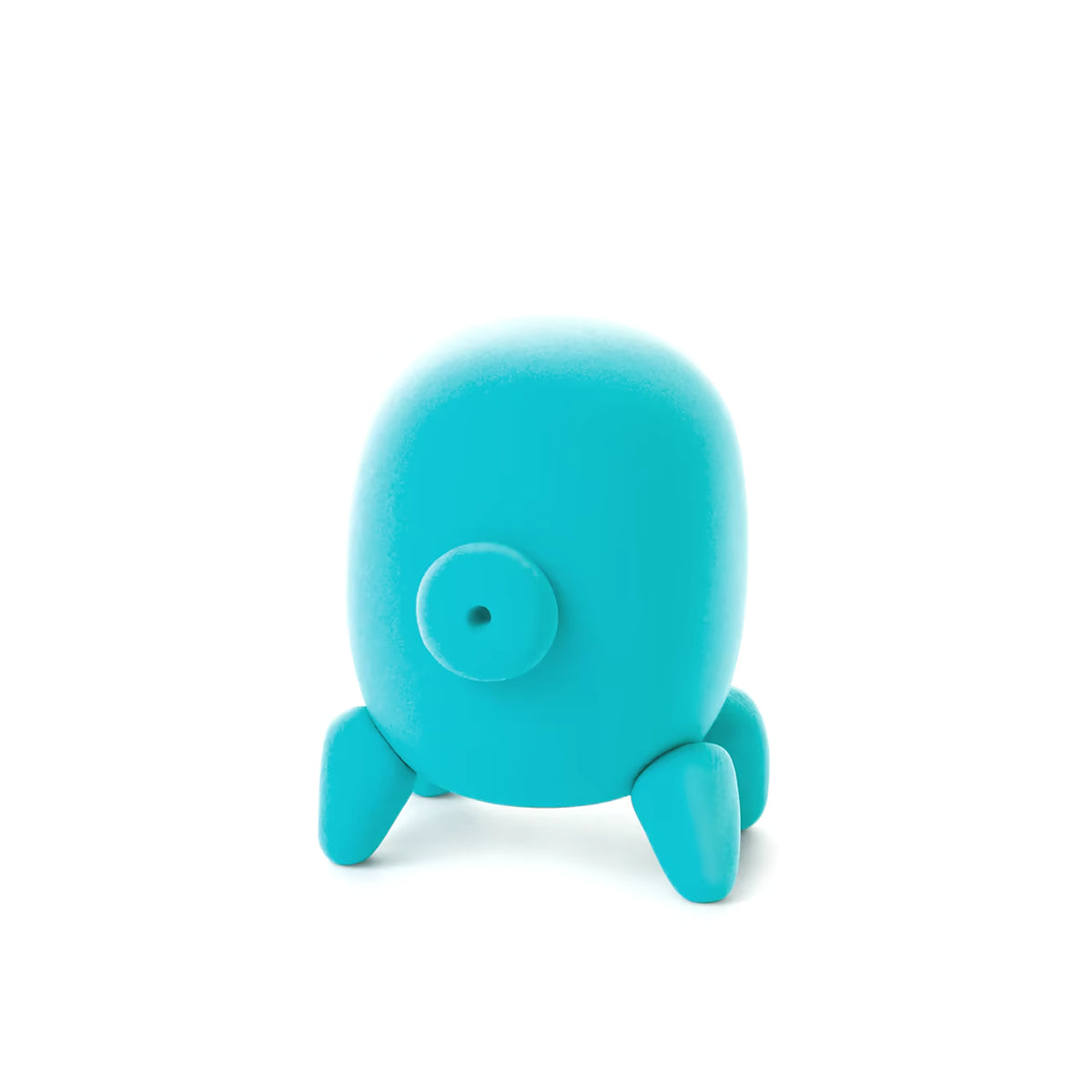 Turquoise raket uit Hey Clay Advent Calender 2025, vrolijk boetseerklei speelgoed en creatief idee voor kinderen.
