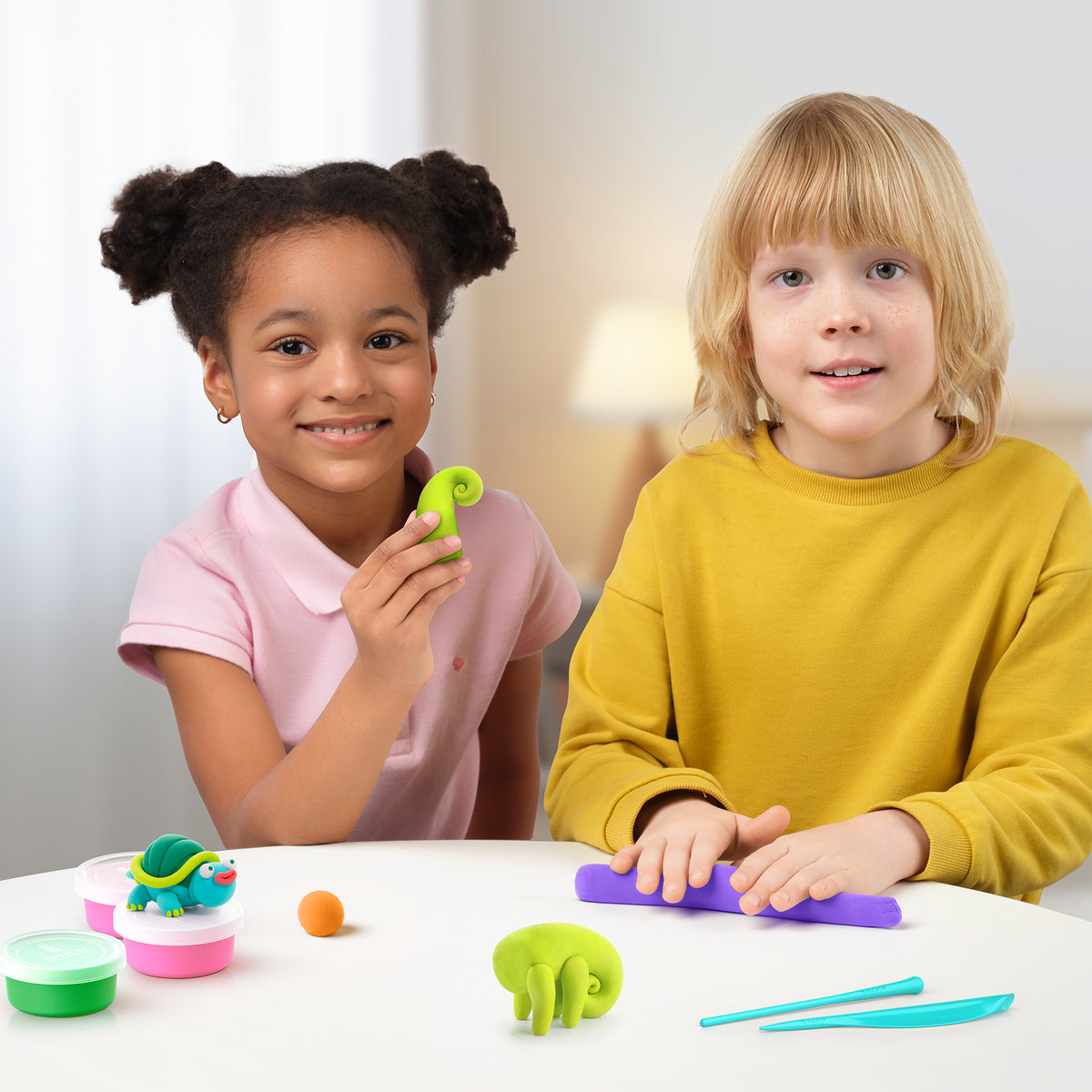 Hey Clay exotic pets kinderen kleien samen met kleurrijke boetseerklei en klei ideeën
