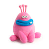 Hey Clay Terry monsterknuffel roze pluche met blauwe mond en drie voelsprieten voor kinderen