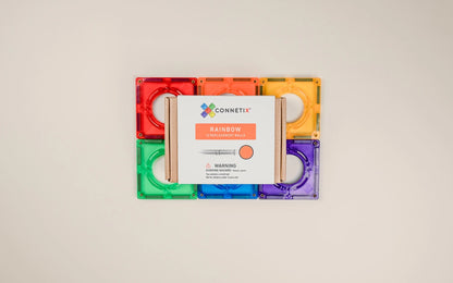 Connetix Rainbow Ball Pack - 12 Houten knikkers los - Ball Run