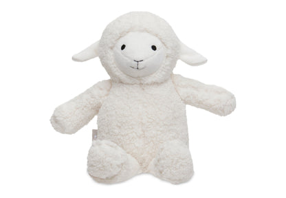 Jollein lammetje knuffel wit 31 cm, ideaal kraamcadeau met zachte pluche textuur voor baby