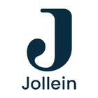 Jollein speelgoedlogo in donkerblauw met letter J, stijlvol baby- en kinderspeelgoed verkrijgbaar bij Sproutz webshop.