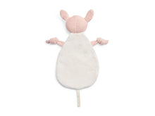 De fleece achterkant van het Jollein speendoekje deer in Pale Pink is heerlijk zacht voor baby’s als speenknuffel.