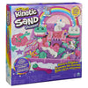 Kinetic Sand Shimmer Unicorn Kingdom set met glitterzand en figuren, perfect creatief speelgoed voor kinderen.