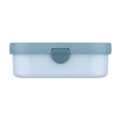 Little Dutch broodtrommel Forest Friends van Mepal, blauw kunststof lunchbox voorkant verpakking voor kinderen