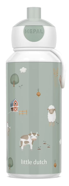 Little Dutch drinkfles met boerderijthema uit de Little Farm collectie, een praktische Mepal drinkbeker voor kinderen.
