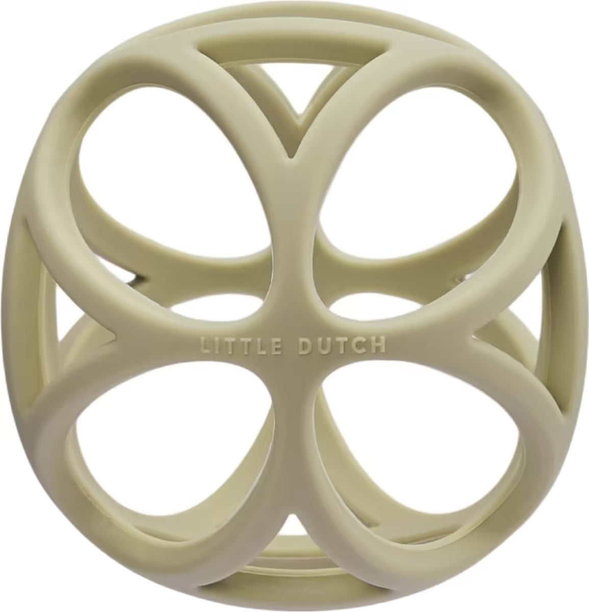 Little Dutch Grijpbal Zand in ronde open vorm, ideaal baby speelgoed om te grijpen en te ontdekken.